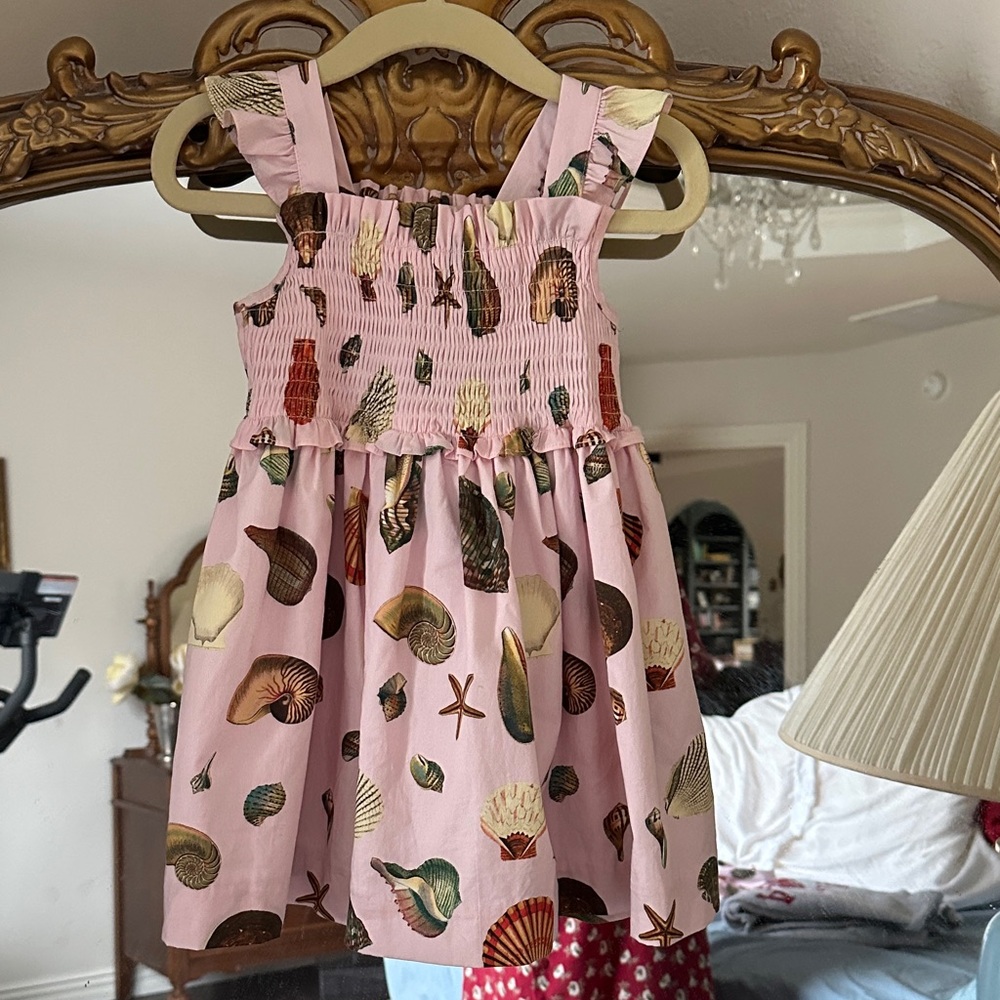 Edgehill Collection X Jennifer Sumko toddler girl, seashell dress 18months